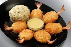 camarones al coco